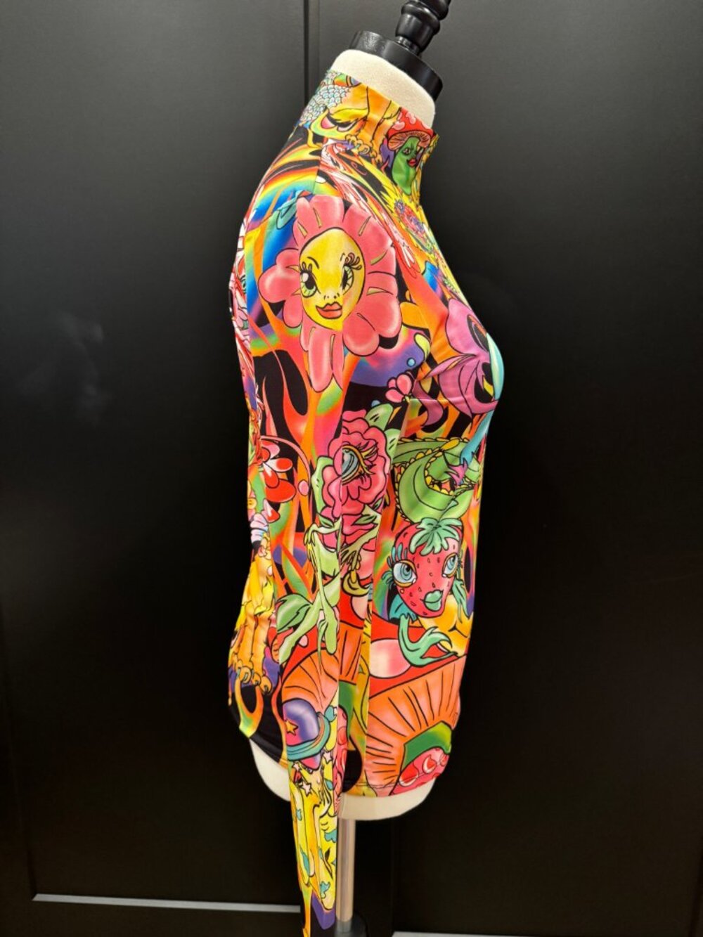 Desigual Collab with Maria Escote Long Sleeve Slim T-shirt - Rare! New - Picture 3 of 15